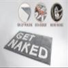 LABEND HOME Get Naked Bath Mat 20"x31.5" - Funny Bathroom Rug, Plush Microfiber Non-Slip Backing, Machine Washable Quick-Dry Bath Decor - Grey view 4
