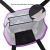 Famame Butterflies And Sparkle Stars Canvas Tote Bag Large Women Casual Shoulder Bag Handbag Reusable Multipurpose Shopping Grocery Bag For Outdoors view 4