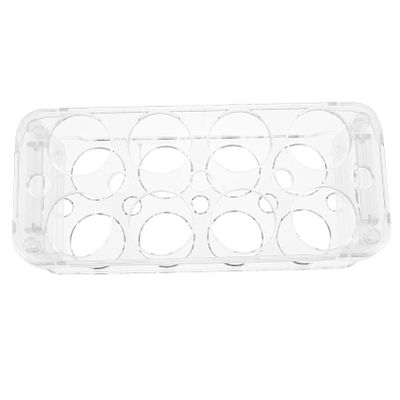 DOITOOL Refrigerator Egg Tray Stackable Egg Storage Box for Organized Fridge Practical for Kitchen Use Compact Design for Easy Storage and Cleanliness