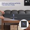 ELEMUSE Twin Grey Mattress Topper for Back Pain, Extra Thick Mattress Pad Cover, Plush Soft Pillowtop with Elastic Deep Pocket, Overfilled Down Alternative Filling view 4
