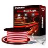 SURNIE LED Strip Lights Flexible 50ft Red Waterproof LED Rope Lights Outdoor, 110V Red Neon Lights Cuttable & Connectable Indoor Outdoor Decor DIY Lights for Room Festival Commercial Building view 1