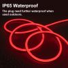 SURNIE LED Strip Lights Flexible 50ft Red Waterproof LED Rope Lights Outdoor, 110V Red Neon Lights Cuttable & Connectable Indoor Outdoor Decor DIY Lights for Room Festival Commercial Building view 2