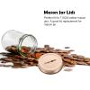 ARTIBETTER 25pcs Coin Slot Lids for Regular Mouth Jars Piggy Banks 70mm view 4