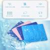 JUBANGLIAN Ice Cushion, Heat Dissipation Pad for Car Seats Beds in Summer, Cooling Cushion Sleeping Cooling Ice pad for Office Cushion Home Cushion(45x45cm(18x18inch),Blue) view 2