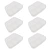 6pcs Transparent Pill Boxes Multipurpose Compartment Organizers for Home Travel Office School Lightweight Moisture Storage for Pills and Medication view 1