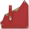 TEPPA 14012 Summon Dedicated Leather Case, Red, Made in Japan view 1