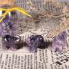 Nupuyai Hand Carved Healing Crystal Elephant Pocket Statue Sculpture Figurines Decor Crafts 1.5 Inch, Amethyst view 4