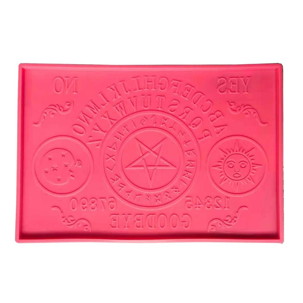 MOMOJIA Oujia-Board Divination Large Tray Resin Silicone Molds Serving Board Molds