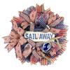 Artisan Nautical Sail Away Wreath; Coastal and Beach Decoration view 1