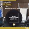 50 Round Foam Bud Coasters Pack, 4 inch - Customizable Text, Logo - PU Foam, Party Favor - Black view 4