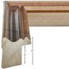 Craig Frames 314BR, Ornate Bronze Picture Frame, 24 x 36 Inch view 3