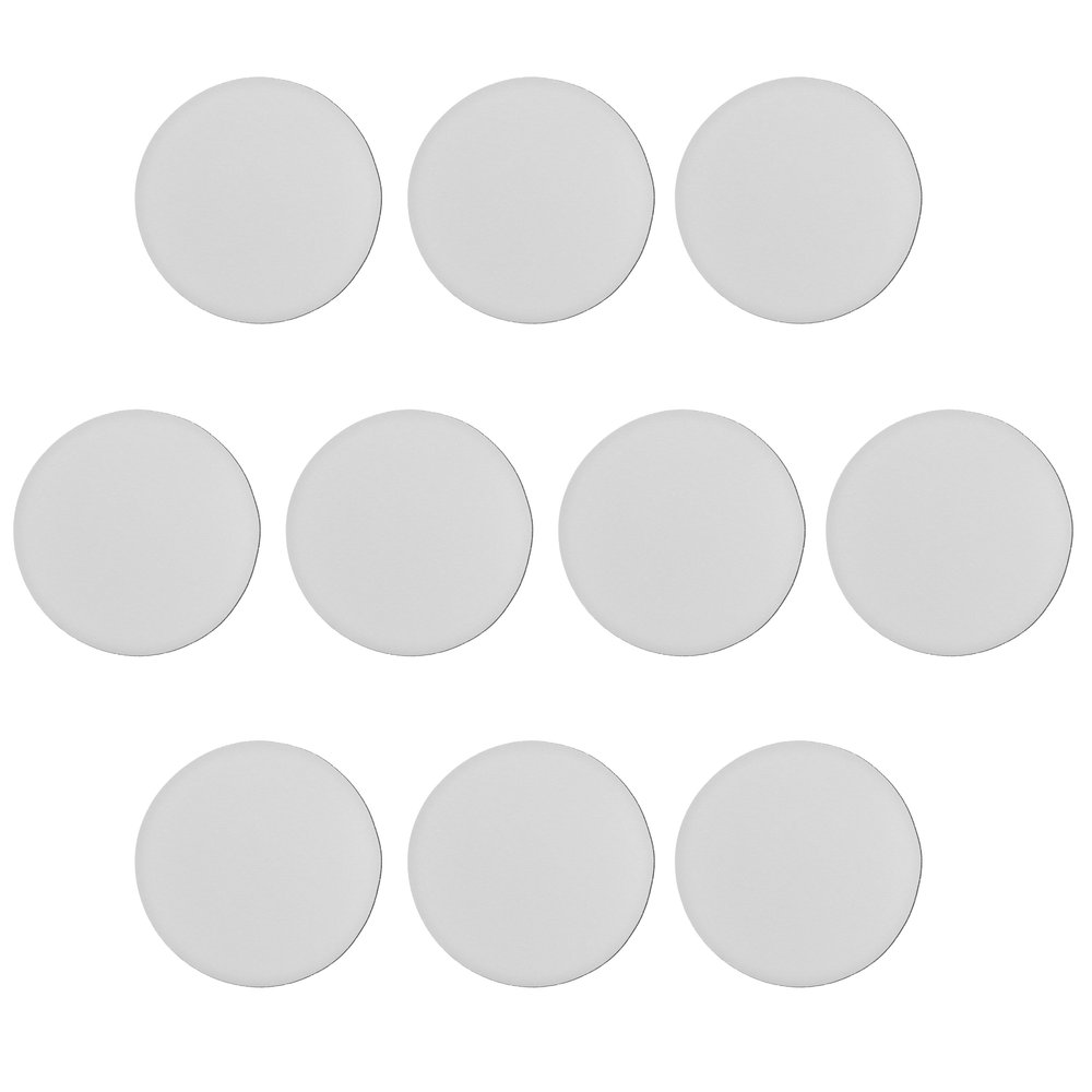 10 Round Foam Bud Coasters Pack, 4 inch - PU Foam, Party Favor - White