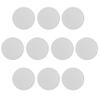 10 Round Foam Bud Coasters Pack, 4 inch - PU Foam, Party Favor - White view 1