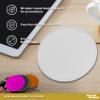 10 Round Foam Bud Coasters Pack, 4 inch - PU Foam, Party Favor - White view 2