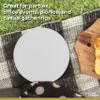 10 Round Foam Bud Coasters Pack, 4 inch - PU Foam, Party Favor - White view 3