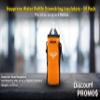 50 Neoprene Water Bottle Drawstring Insulators Pack - Customizable Text, Logo - 12 oz. Longneck, Hook - Neon Orange view 4