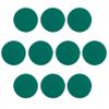 10 Round Foam Bud Coasters Pack, 4 inch - PU Foam, Party Favor - Turquoise view 1