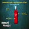 50 Neoprene Water Bottle Drawstring Insulators Pack - Customizable Text, Logo - 12 oz. Longneck, Hook - Red view 3