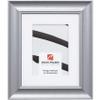 Craig Frames Vintage Revival, 24 x 32 Inch Brushed Silver Picture Frame Matted to Display a 20 x 28 Inch Photo view 1