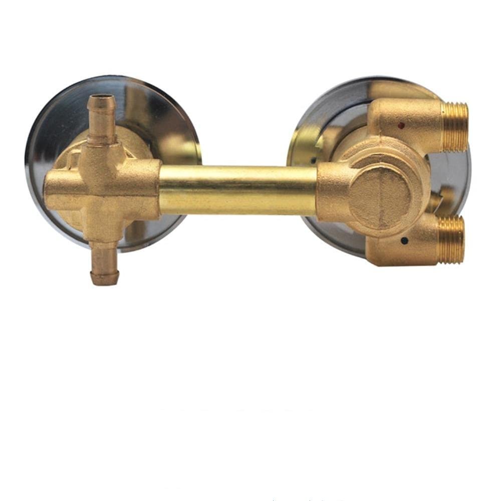 AFUDER Thermostatic Shower Faucets 2/3/4 Outlet 10cm /12.5cm Intubation Brass Mixing Valve Tap Temperature Mixer Control Bathroom
