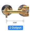AFUDER Thermostatic Shower Faucets 2/3/4 Outlet 10cm /12.5cm Intubation Brass Mixing Valve Tap Temperature Mixer Control Bathroom view 2