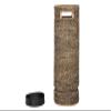 Kouboo La Jolla Round Rattan Umbrella Stand with Water Catch Black-Wash view 3