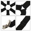Bed Sheet Holder Straps - Adjustable Elastic Bed Sheet Fasteners Suspenders for Queen King Full Size Bed, Crisscross Bed Sheet Clips Sheet Straps Fit Round & Square Mattress (White, 2 Pack) view 4