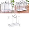 Cabilock Iron Glass Cups Draining Holder Coffee Mugs Hanging Stand Rack Drying Shelf Kitchen Organizer view 2