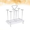 Cabilock Iron Glass Cups Draining Holder Coffee Mugs Hanging Stand Rack Drying Shelf Kitchen Organizer view 3