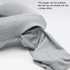Formva Inflatable Travel Pillow with Hoodie Support The Head, Neck and Chin, Comfortable and Washable Cover, U-Shaped Neck Pillow with Storage Bag for Airplane, Car, Train, Bus and Home Use view 4