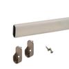 Oval Closet Rod CUSTOM CUT TO SIZE. Up to 92 inches long! Choose Finish. Includes End Supports. view 1