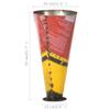 vidaXL Multicolor Umbrella Stand, 11.4"x21.7", Iron from Reclaimed Paint Barrels, Stable and Sturdy, No Assembly Required, Ideal for Umbrellas and Walking Sticks view 2