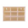 Alvinlite Drawers Storage Cabinet Organiser Multi Portable Plastic Drawers Organizer 9 Lattice Mini Cabinets Drawer for Jewelry Cosmetic Storage Box(white) view 1
