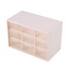 Alvinlite Drawers Storage Cabinet Organiser Multi Portable Plastic Drawers Organizer 9 Lattice Mini Cabinets Drawer for Jewelry Cosmetic Storage Box(white) view 4