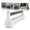 LYLFF White Pull-Out Wall Hanging Hanger Rod, Retractable Closet Hanging Rod Storage Rack, Space-Saving Closet Storage Rack, 35cm-60cm (Size : 450mm) view 1