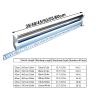 LYLFF White Pull-Out Wall Hanging Hanger Rod, Retractable Closet Hanging Rod Storage Rack, Space-Saving Closet Storage Rack, 35cm-60cm (Size : 600mm) view 2