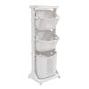 3-Layer Laundry Basket Removable Clothes Storage Basket with Universal Wheel Household Bathroom Simple Storage Shelf Kitchen Shelf Washing Storage Hampers Basket Cart for Bathroom Bedroom view 1