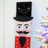 Glitzhome GH30536R1 Outdoor Christmas Decorations Wooden Porch Sign, Nutcracker#1 view 3