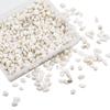 WANDIC 200g Decoration Stone, White Natural Polished Stone Small Decorative Pebbles for Home Decoration Art Craft Vase Filler Fish Tank Houseplant Filler view 1