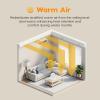 IRIS USA WOOZOO Desk Fan with Remote, Oscillating Table Air Circulator, 3 Speeds, 46ft Max Air Distance, Adjustable Tilt, Low Noise Motor, Small Fan for Bedroom, Office, Dorm, White view 3