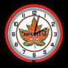 19" Canada Supertest Gas Oil Sign Red Double Neon Clock view 1