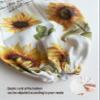 Hglian Sunflower Grocery Bag Holder,Cute Flower Plastic Bag Holder Organizer Storage for Kitchen view 4