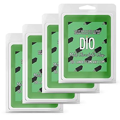 Mint Chocolate Chip Wax Melts (4 Pack) Ice Cream Scented Soy