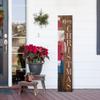 Glitzhome Wooden Welcome Nutcracker Christmas Vertical Porch Sign, 42" H view 2