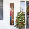 Glitzhome Wooden Welcome Nutcracker Christmas Vertical Porch Sign, 42" H view 3