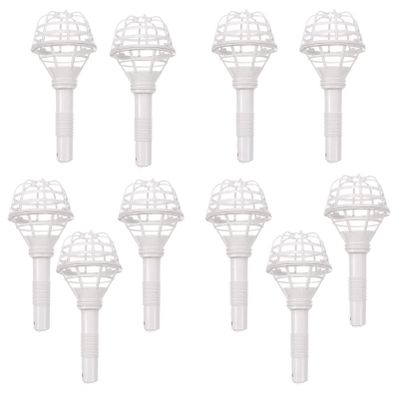 EXCEART Wedding Flowers Decorations 10pcs Artificial Flower Holder Floral Party Supply Kit