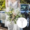 EXCEART Wedding Flowers Decorations 10pcs Artificial Flower Holder Floral Party Supply Kit view 3