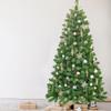 ITART 115pcs Christmas Tree Ornaments Assortment Champagne Silver and White Including Star Tree Topper Balls Large Snowflakes Pine Cone Nutcracker Figurines Beads Garlands for Christmas Tree Decor view 3