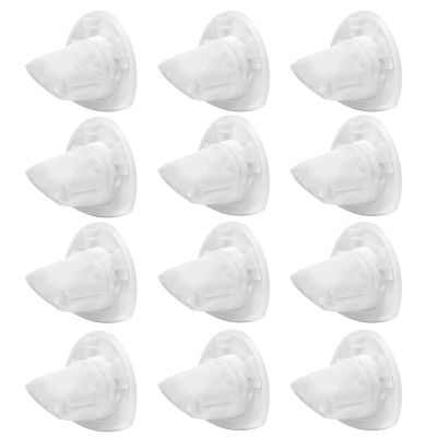 12 Pack VF110 Filters Replacement for Black and Decker Hand Vacuum Filter by Blutoget - Replaces CHV1410L HHVI315JO42 CHV9610 CHV1210 CHV1510 CHV1410L32 HHVI315JO32 HHVI320JR02 BDH2000L 90558113-01