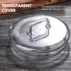 4.64In Glass Jar Replacement Covers 2pcs Beverage Dispenser Lid Glass Replacement Lid for Beverage Food Storage Jar view 3